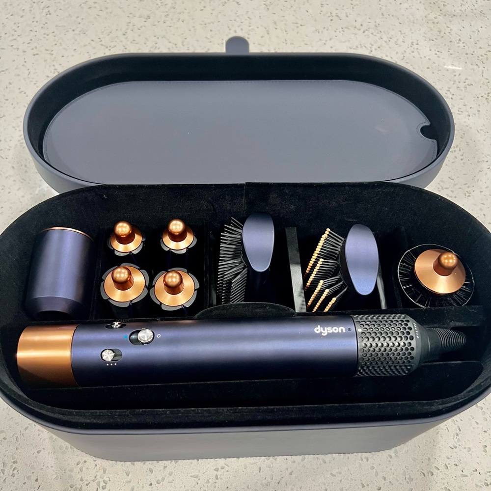 Dyson Hair Tool Set - Blue and Copper